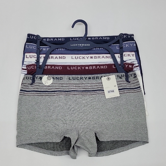 Lucky Brand Other - Lucky Brand Women's Boyshorts - Gray, Blue, Red